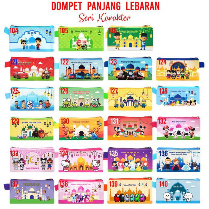 

Amplop Lebaran Panjang Aneka Karakter Dompet Pouch Lebaran Idul Fitri