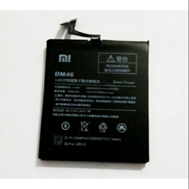 Baterai Original Xiaomi Redmi Note 3 BM 46