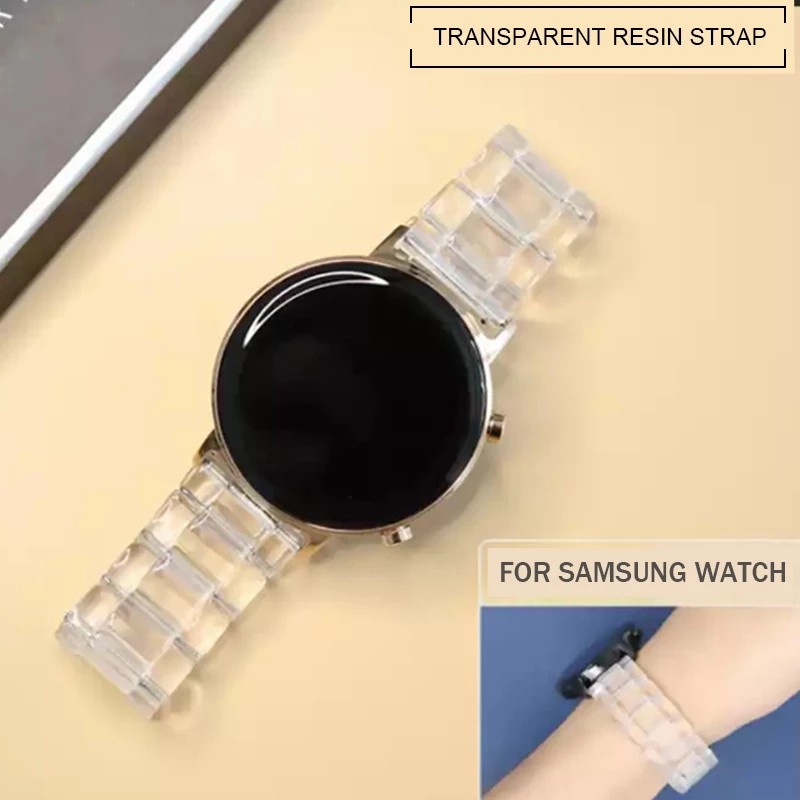 STRAP TALI JAM TANGAN - RESIN STYLE 3 BEADS 22MM- FOR SAMSUNG GALAXY WATCH S3 S4 FRONTIER