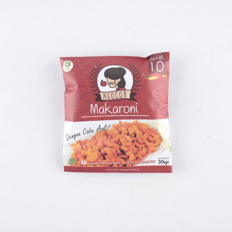 

makaroni ngocor rasa pedas level 10