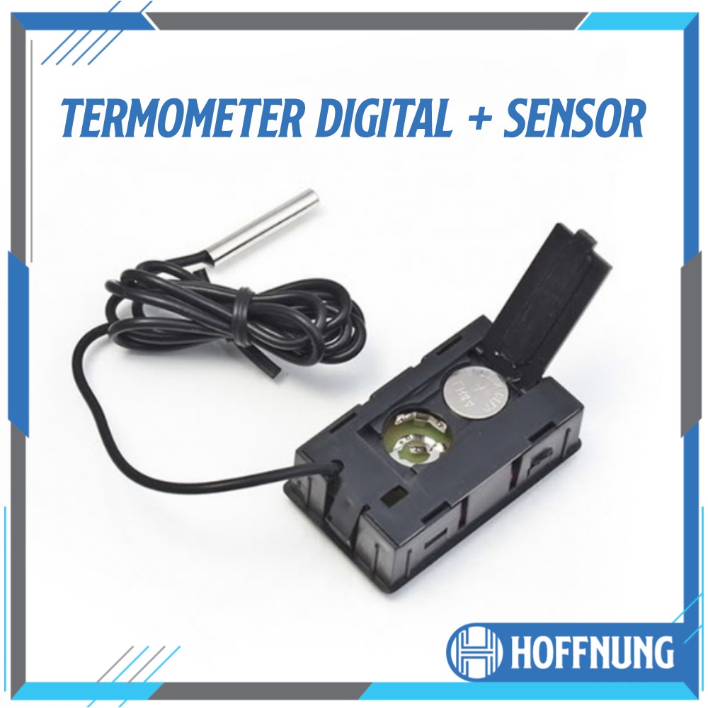 Thermometer Digital + Kabel Sensor Waterproof Probe Termometer Suhu