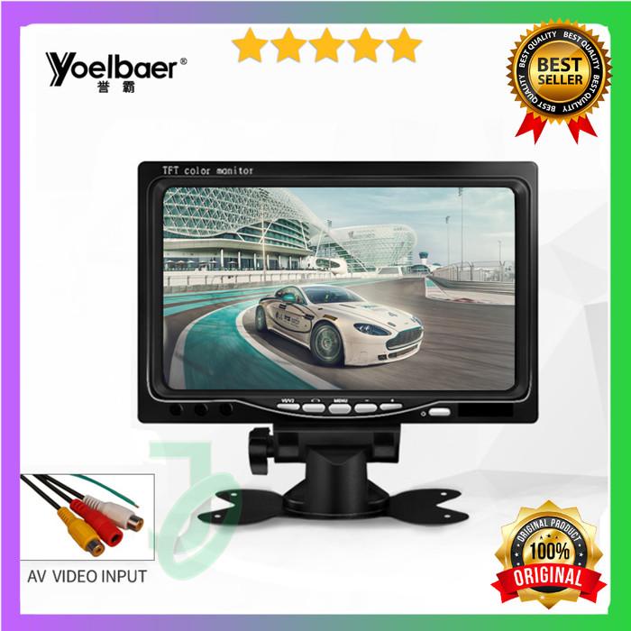 Layar Monitor Mobil Yoelbaer Tft Lcd 7 Inch