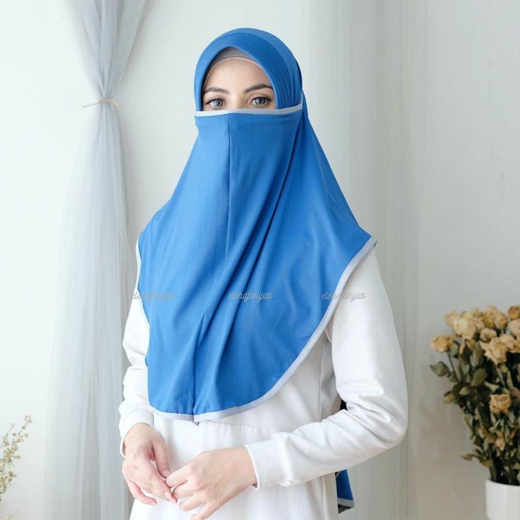 JILBAB INSTAN CADAR CASSANDRA / KERUDUNG INSTAN TERBARU / HIJAB BERGO JERSEY / HIJAB INSTANT MURAH