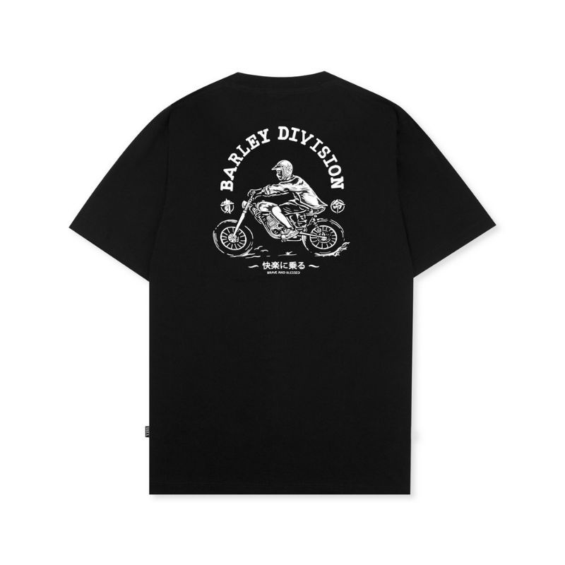 KAOS DISTRO T-SHIRT BARLEY RIDEON / KAOS PRIA WANITA