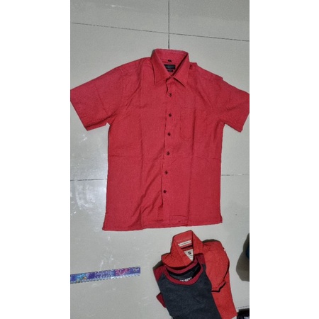 PRELOVED KEMEJA KULIAH NGAMPUS DAILY MERK BUON GIORNO TAILORED FIT