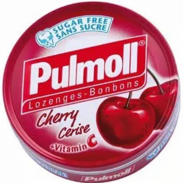 

PULMOLL CHERRY CERISE SUGARFREE 45gr Permen Candy Bebas Gula