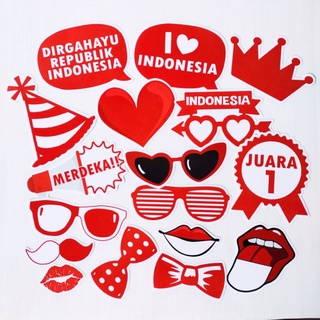 Jual READY STOCK PROPS TEMA 17 AGUSTUS KEMERDEKAAN INDONESIA PROPERTI