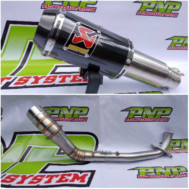 Knalpot Racing Akrapovic Gp M1 NMAX/AEROX/LEXI/PCX/ADV/GENIO/VARIO/BEAT/MIO/SCOPY DLL-2