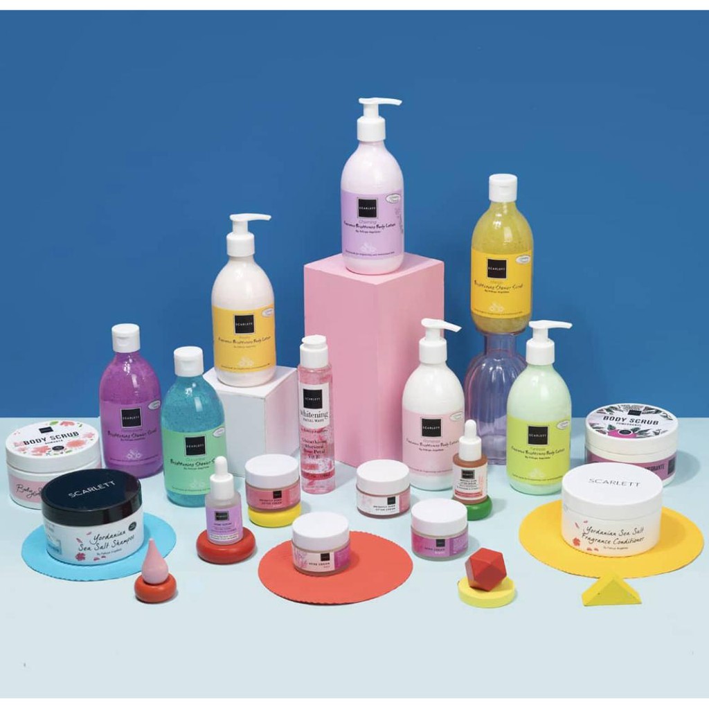 SCARLETT/ Handbody Scarlett / Serum Scarlett / Bodywash Scrub Scarlett ORI