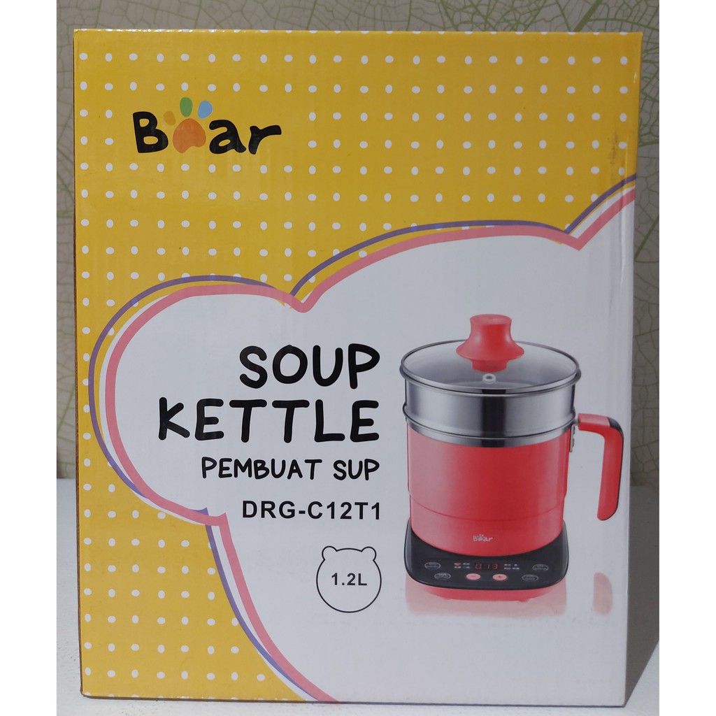 PANCI ELEKTRIK 1.2 LTR / BEAR PENGUKUS SERBAGUNA / SOUP KETTLE