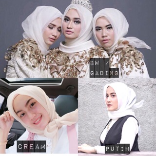  Organza  Hijab Segiempat Shopee Indonesia