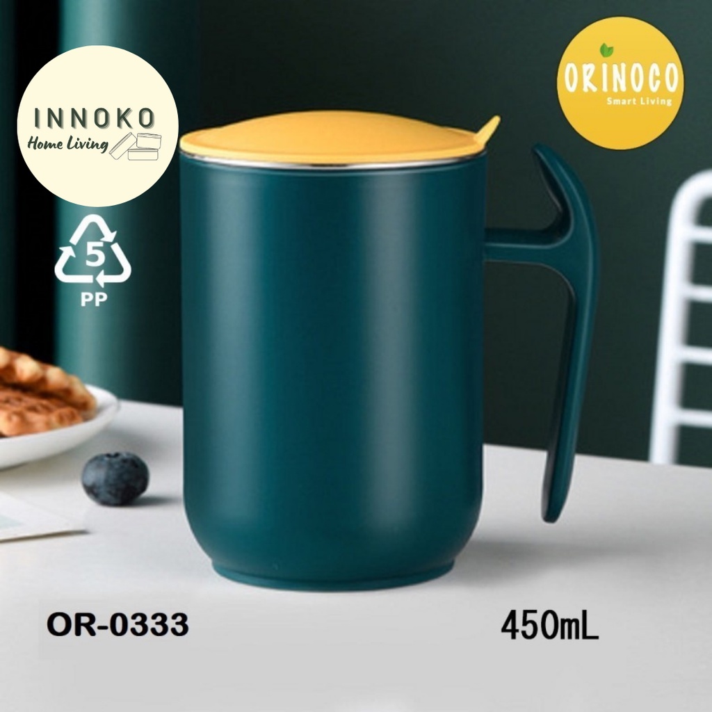 Orinoco Gelas Mug Stainless Steel 304 Tahan Panas 450ML OR-0333-1