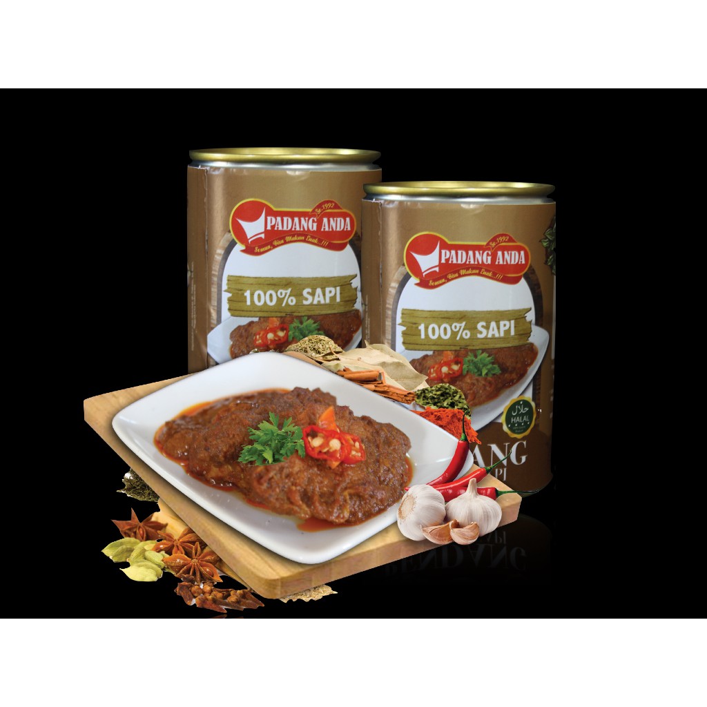 

Rendang Sapi 300 gr Padang Anda