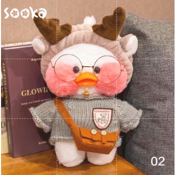 Sooka Mainan Boneka Bantal Stuffed Plush Bebek 2022  Lalafanfan 30cm Untuk Hadiah Ulang Tahun Anak Perempuan SK-GDG1039