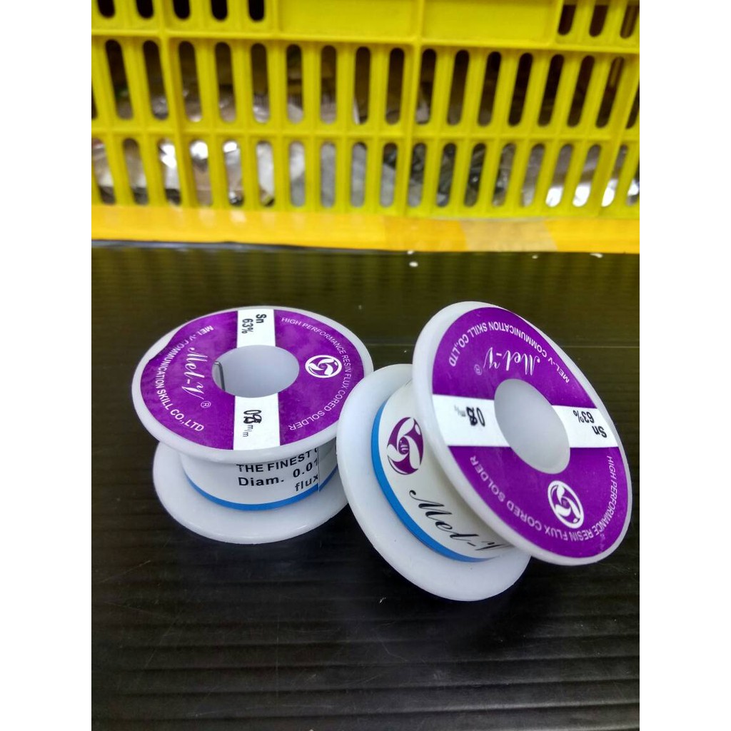 Alat Service Hp  - Timah Solder Gulung MEL-V 0.8mm  - Timah Solder