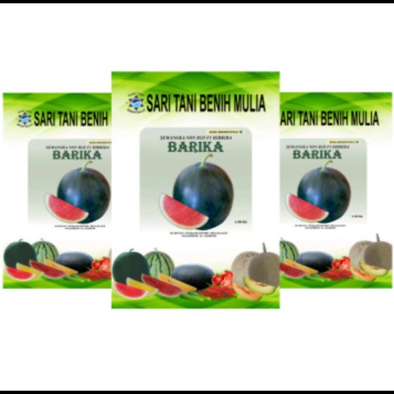 Benih Semangka Barika 20gr Cap sari tani benih mulia