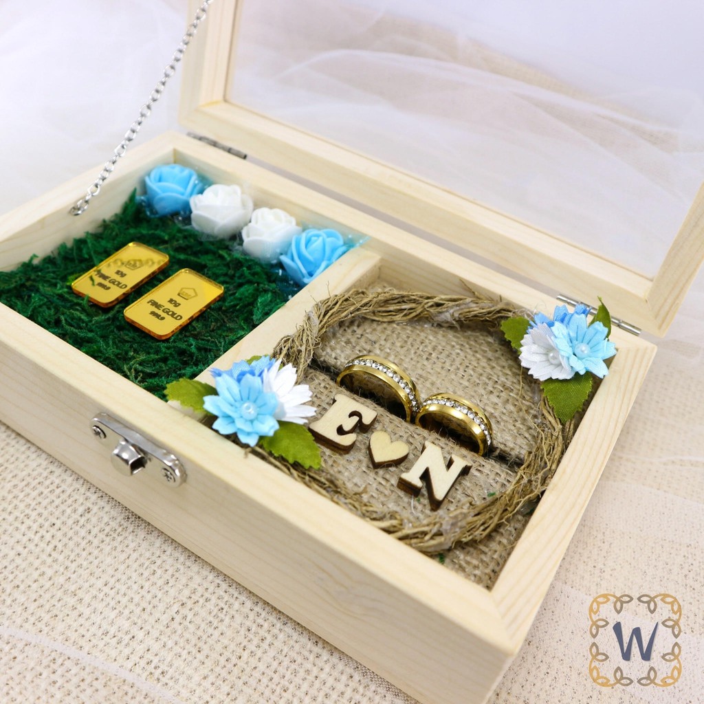KOTAK MAHAR KAYU BOX SESERAHAN TEMPAT PERHIASAN KOTAK MAHAR PERHIASAN KOTAK SESERAHAN MURAH
