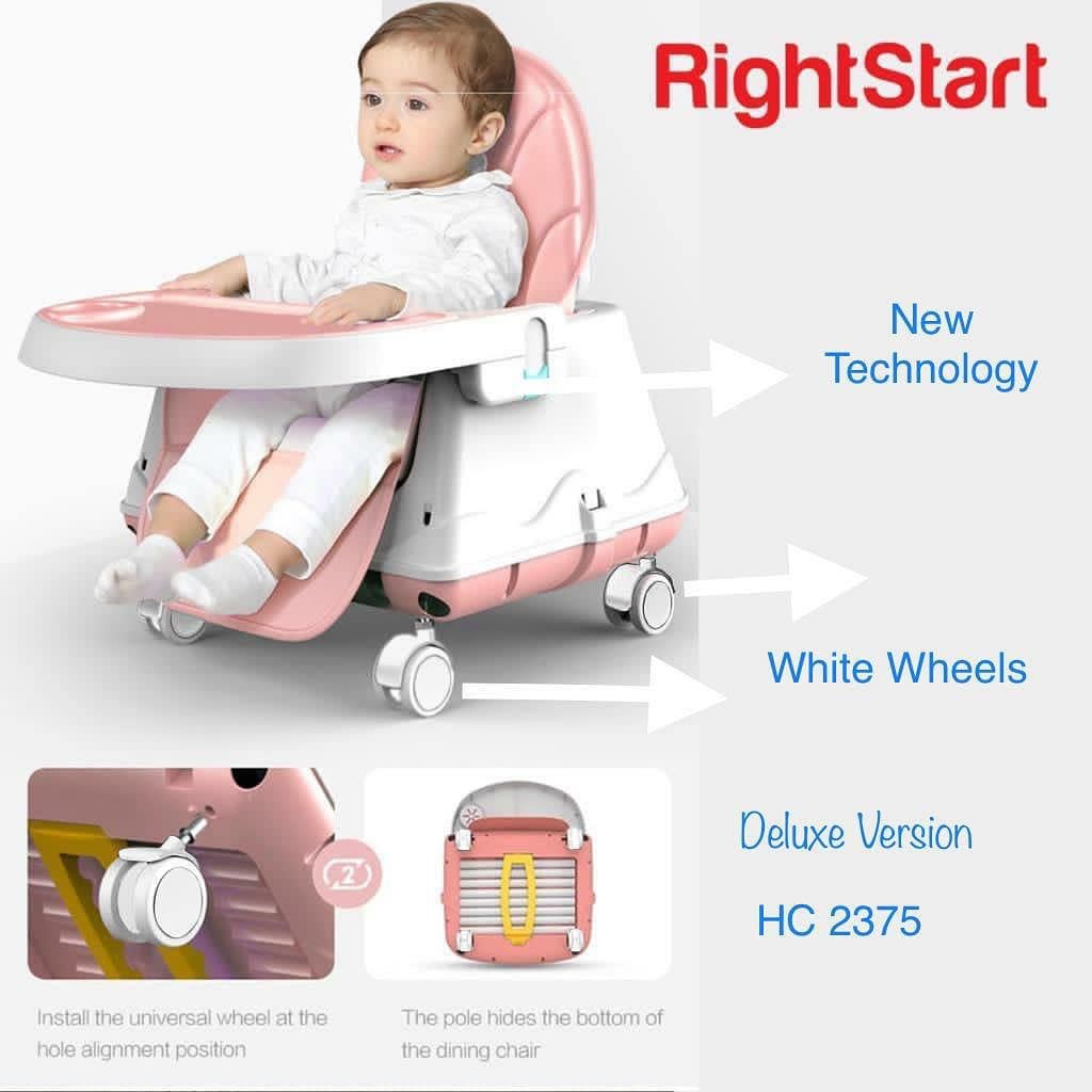 RIGHT START 4in1 Highchair HC 2375 UPGRADED Kursi Makan Bayi NEW ARRIVAL