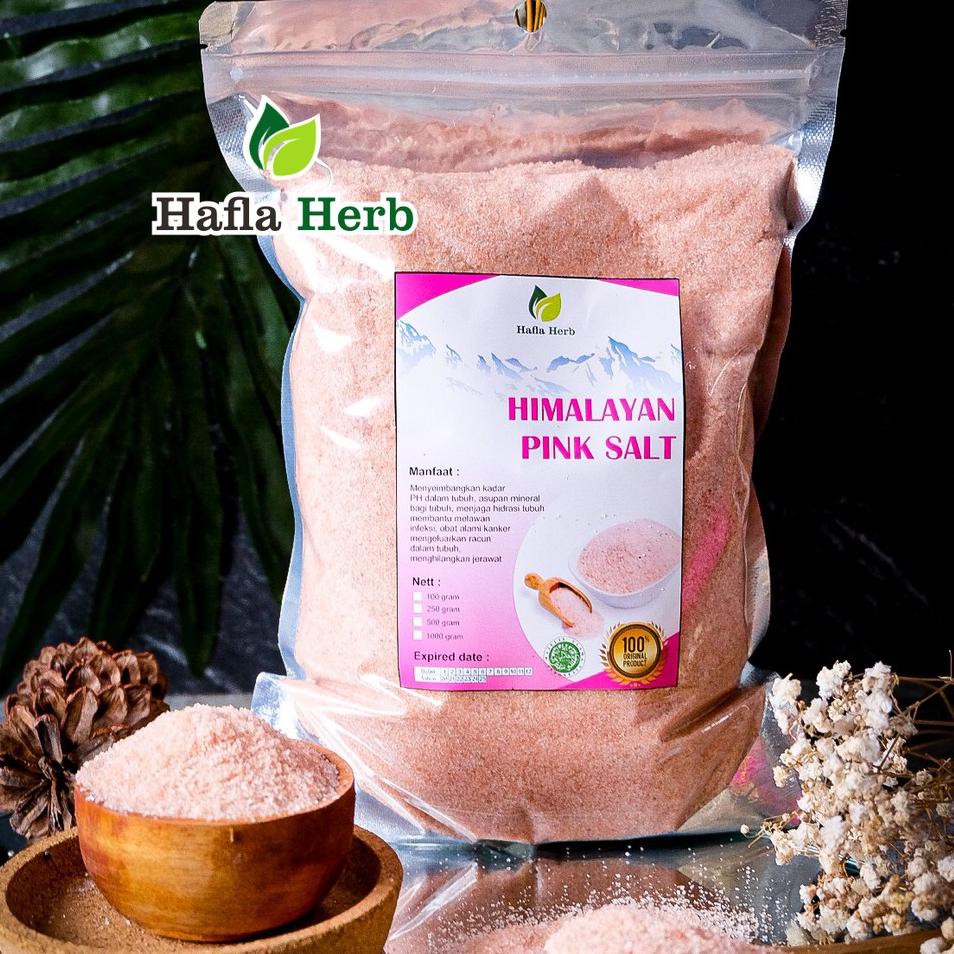 

TERBARU Garam Himalaya 1 kg Organic Asli Original Himalayan Pink Salt