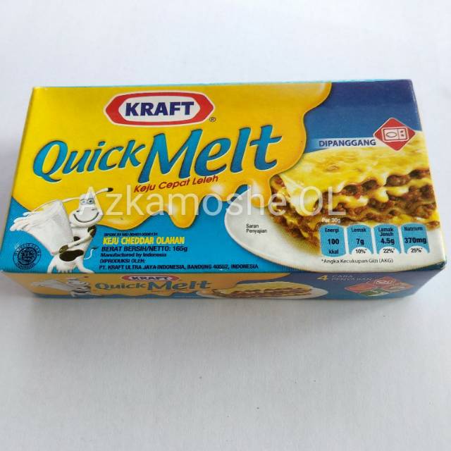  Keju  Kraft Quick  Melt  175gr Shopee Indonesia