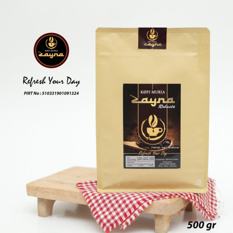 

Kopi Muria ZAYNA Robusta Bubuk 500gr