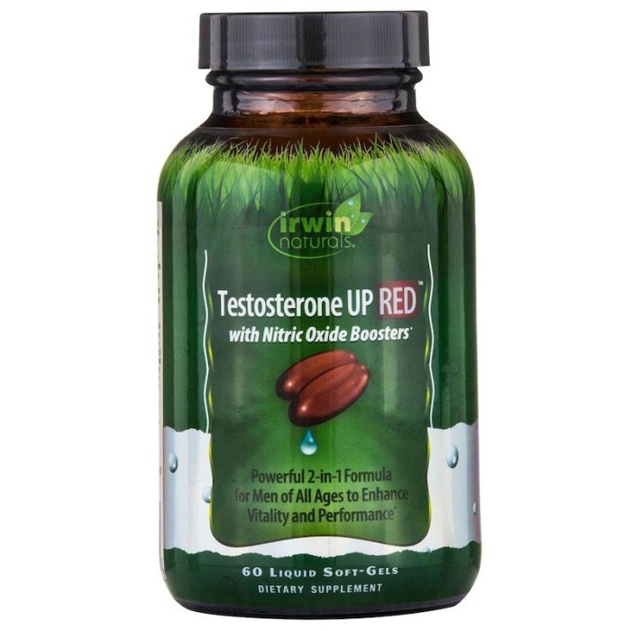Jual Irwin Naturals Testosterone UP RED Nitric Oxide Boosters 60