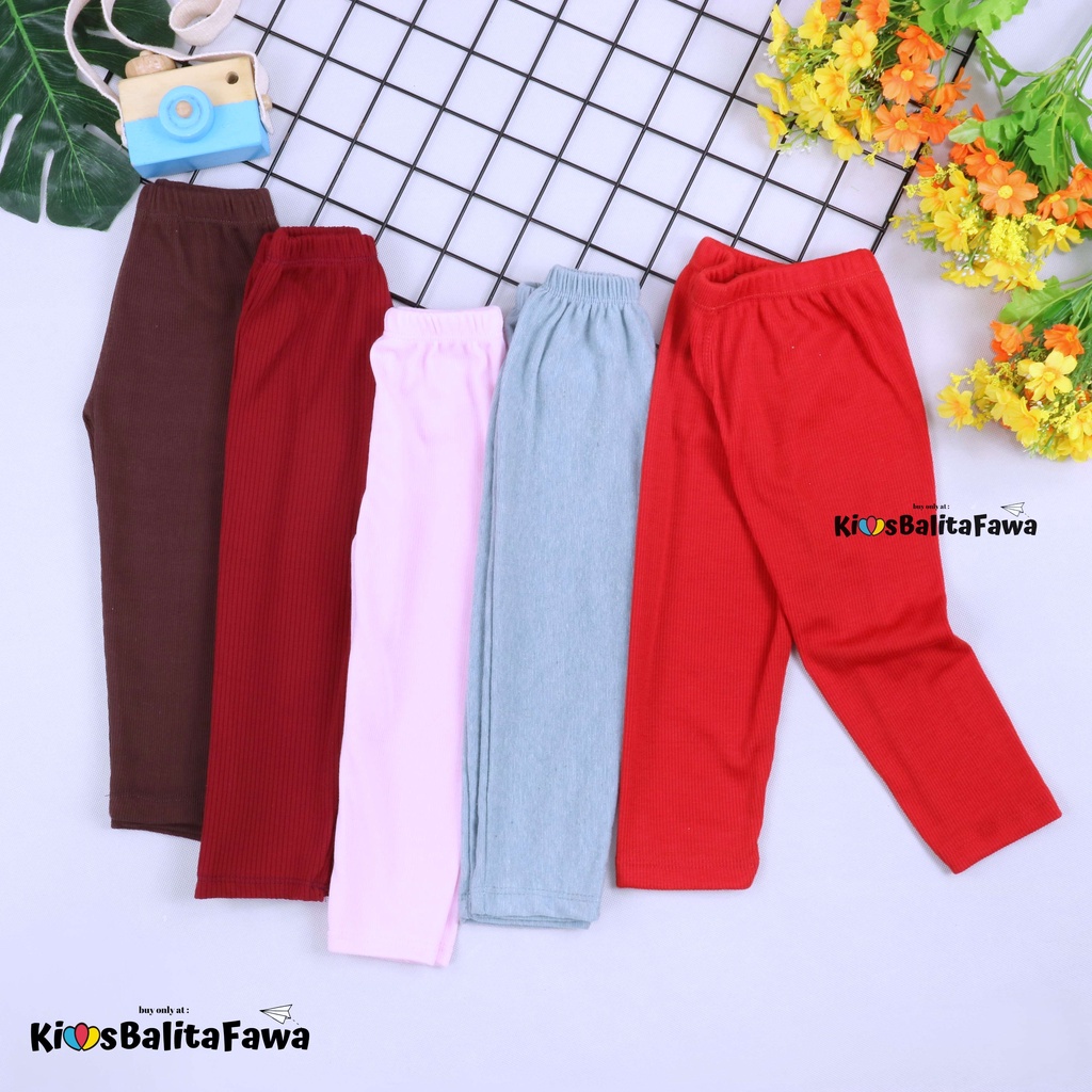 Legging Import Sheila uk 4-5 Tahun / Cotton Celana Ketat Polos Good Quality Leging Panjang Anak Perempuan