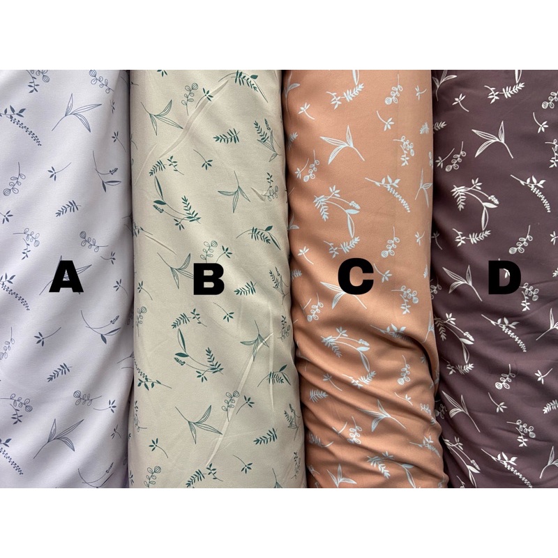 Jual Kain Shakila Motif Twill Stretch Meteran Indonesia Shopee Indonesia