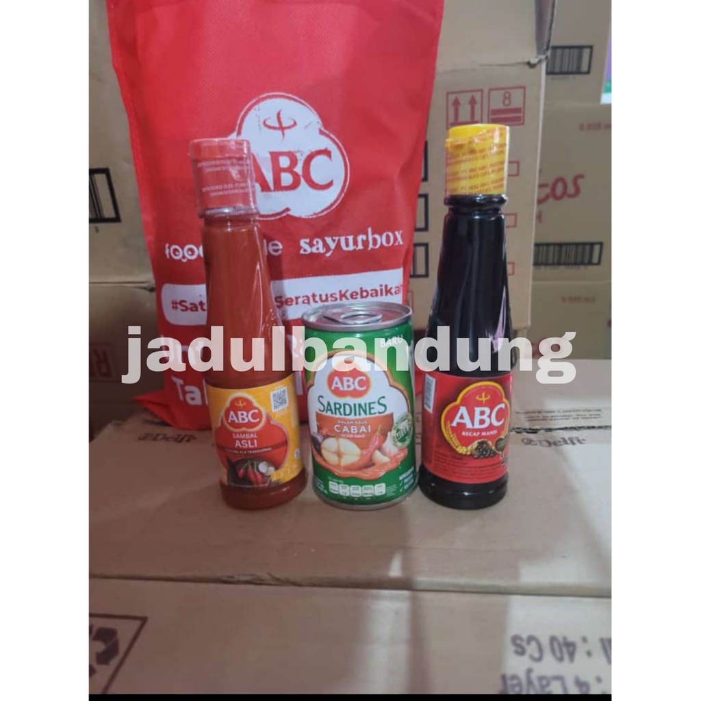 

Paket Kecap Saus Sarden ABC Murah Paket Sembako Murah