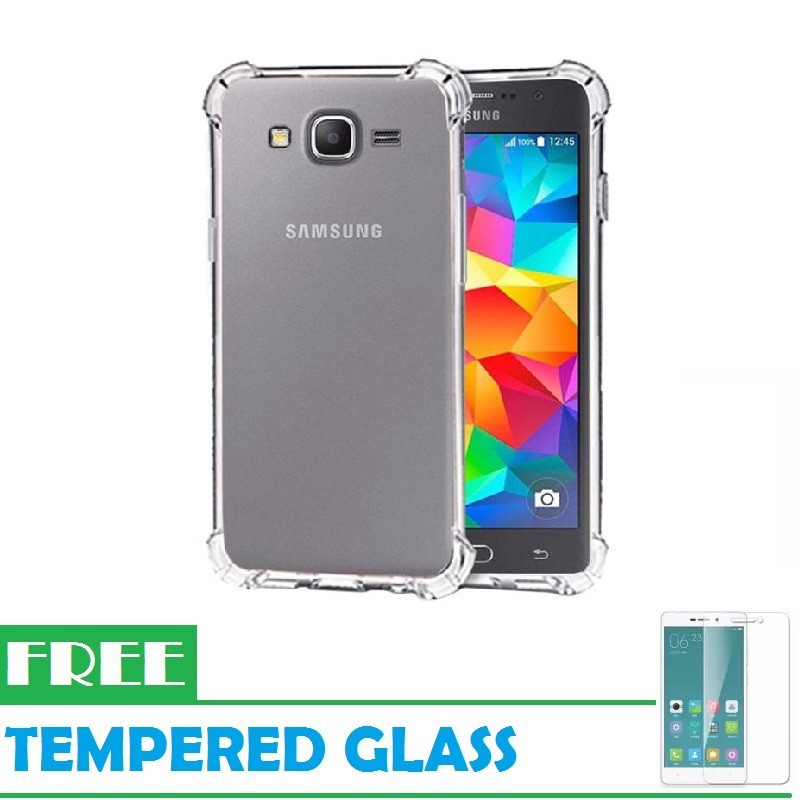 Anti Crack Softcase For Samsung Galaxy Grand 2 Free Tempered Glass