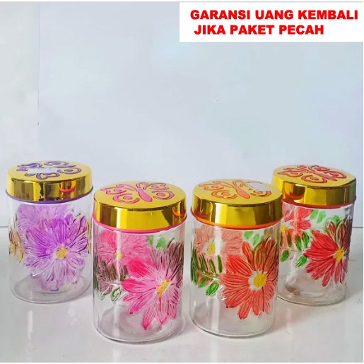Naindo Toples kue kering dan kue basah-dekorasi ruangan- toples kaca- toples mewah