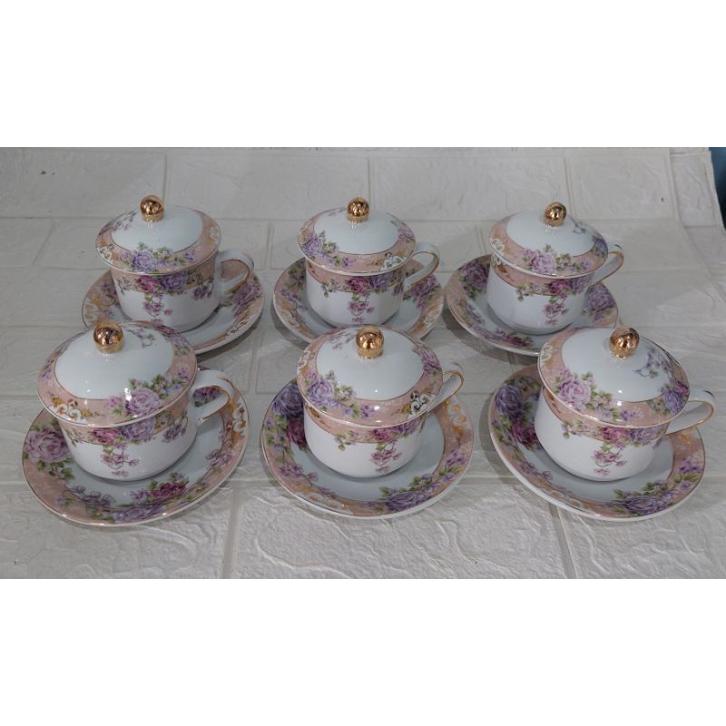 TEA SET VICENZA Y85 MAGNOLIA