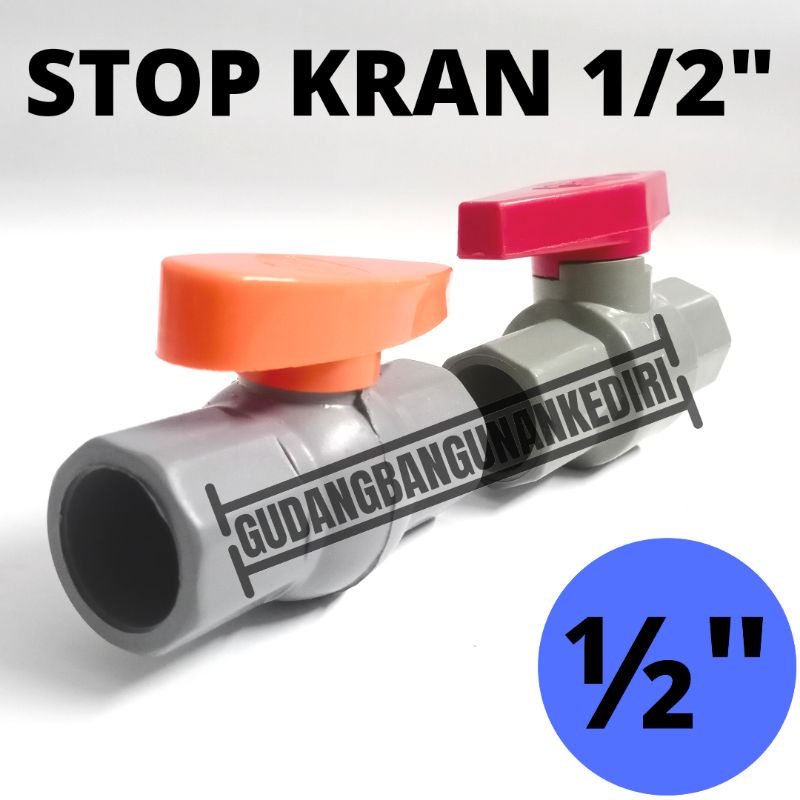 Stop Kran 1/2&quot; HSS VPR Ball Valve 1/2&quot; Setop kran 1/2&quot; Stop Kran PVC 1/2&quot; VPR