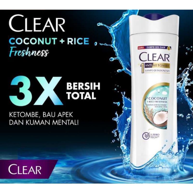 Clear Shampoo Anti Ketombe | Dandruff 160ml