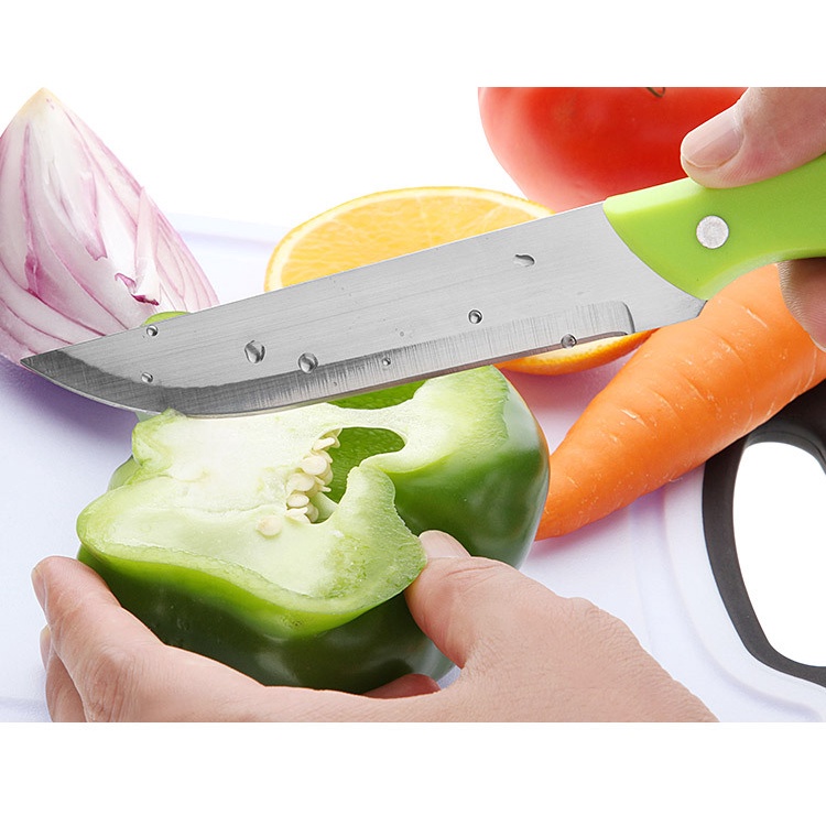 Pisau Paring Warna Dapur Buah Sayur Stainless Steel Paring Knife Fruit Vegetables Kitchen Warna Serbaguna