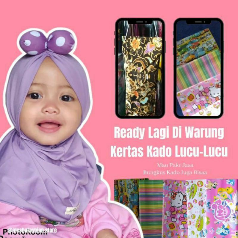 

-Kertas Kado dan Jasa Packing Kado