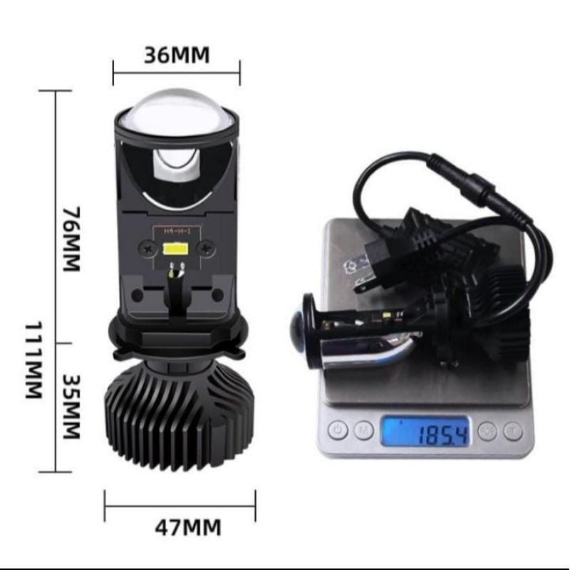 PROJECTOR MINI LED H4 PNP HI LOW | PROJIE LED HS1 MOTOR MOBIL