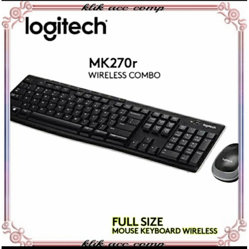 Keyboard Mouse Combo Logitech MK270R