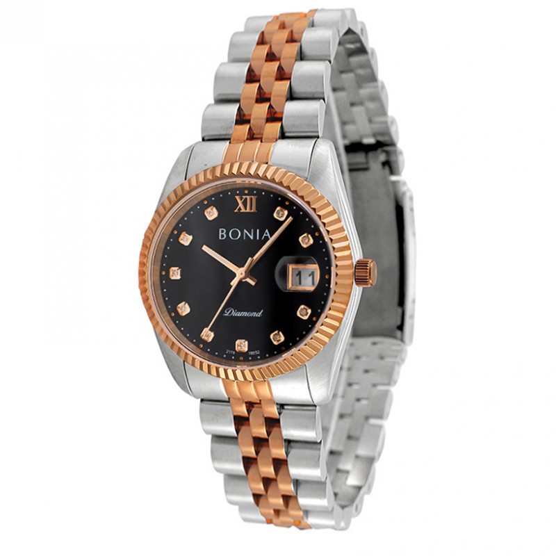JAM TANGAN Bonia Diamond BNB10552-1633 Jam Tangan Pria Garansi 1 Tahun Nasional Resmi