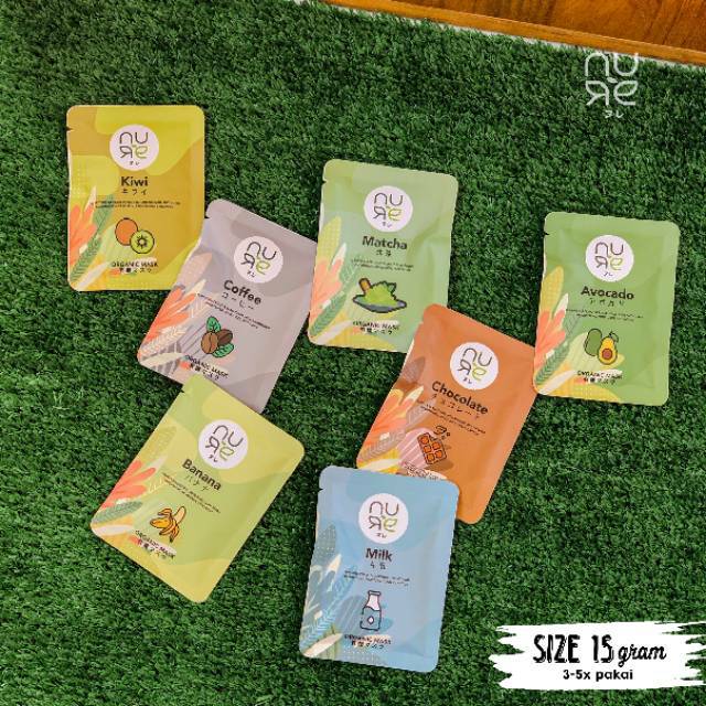 RESELLER RESMI - ORGANIC MASK BY NURE BEAUTY 15 gr