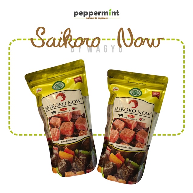 

Saikoro Now (500 Gr) / Frozen Beef Wagyu Steak