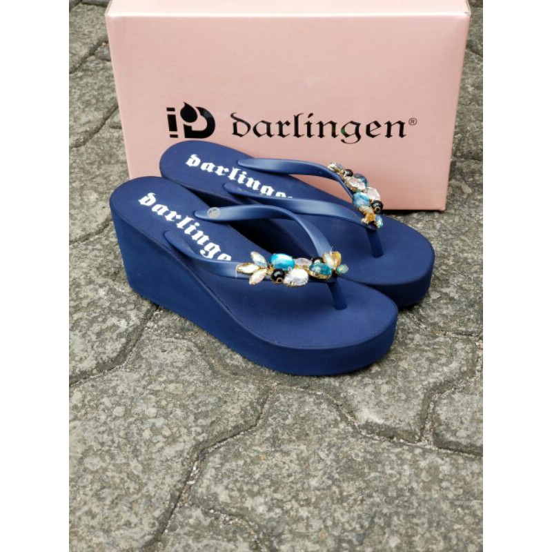 Sandal Jepit DARLINGEN SWAROSKI WEDGES