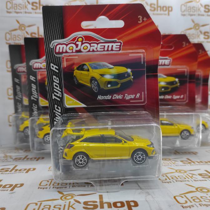 Majorette Honda Civic Type R Asst - Yellow