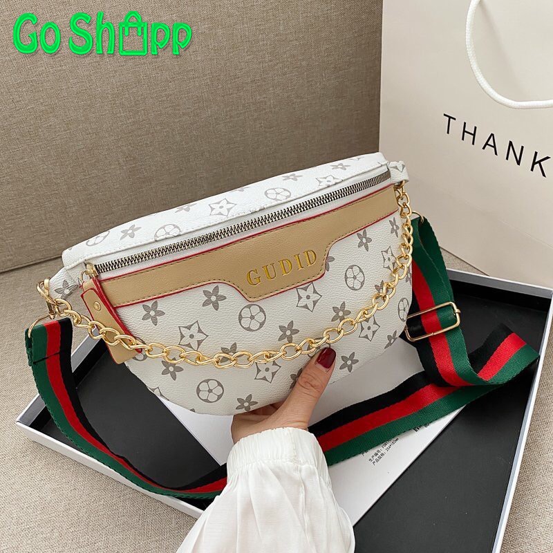 WaistBag Import Kulit Motif Premium - Waist Bag Wanita Fashion Korea - Tas Pinggang Wanita [WB08]