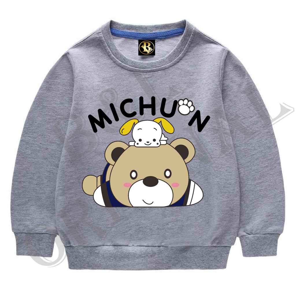 BS//COD//BAJU KAOS ANAK ANAK MICHUN/TANGAN PANJANG GOOD QUALITY