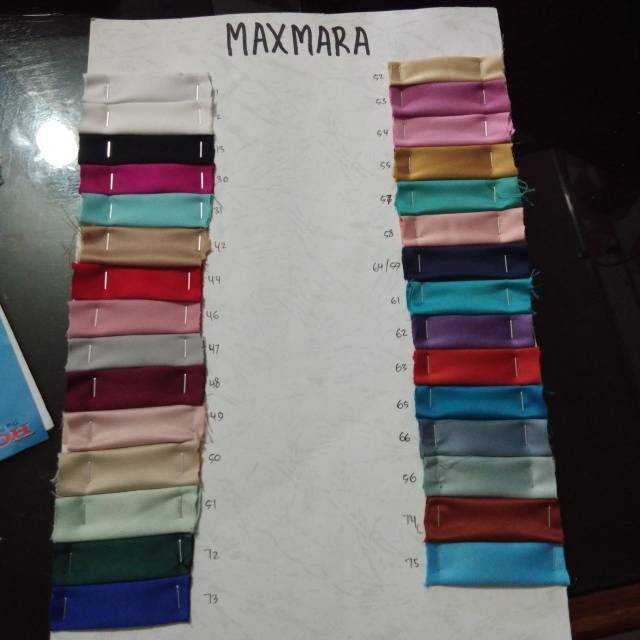 Maxmara lux polos lebar kain 1.5m