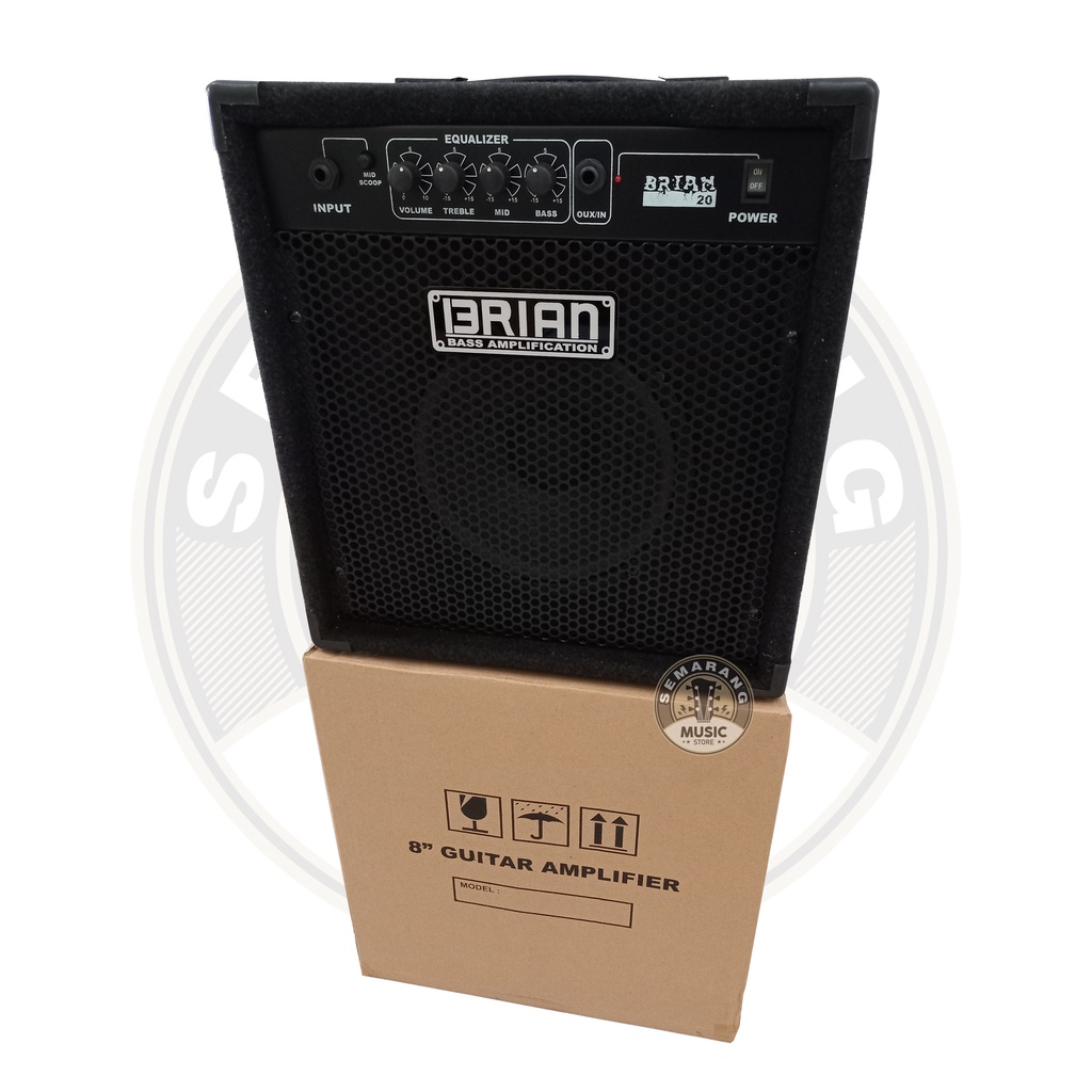 Ampli Bass Amply Gitar dan Bass Amplifier Brian 8&quot; inch