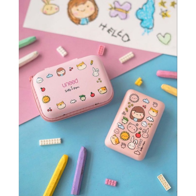 Usketch by Uneed X Sally & Piper Powerbank (PINK) READY STOCK