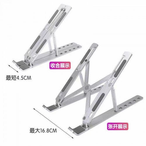 HDR-011 Stand Holder Portable Bracket Foldable Adjustable Aluminium Multifungsi For Tablet