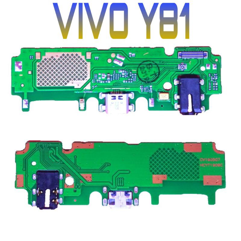 papan conektor charger vivo Y81 Y 81 + con tc + mic connektor konektor konnektor